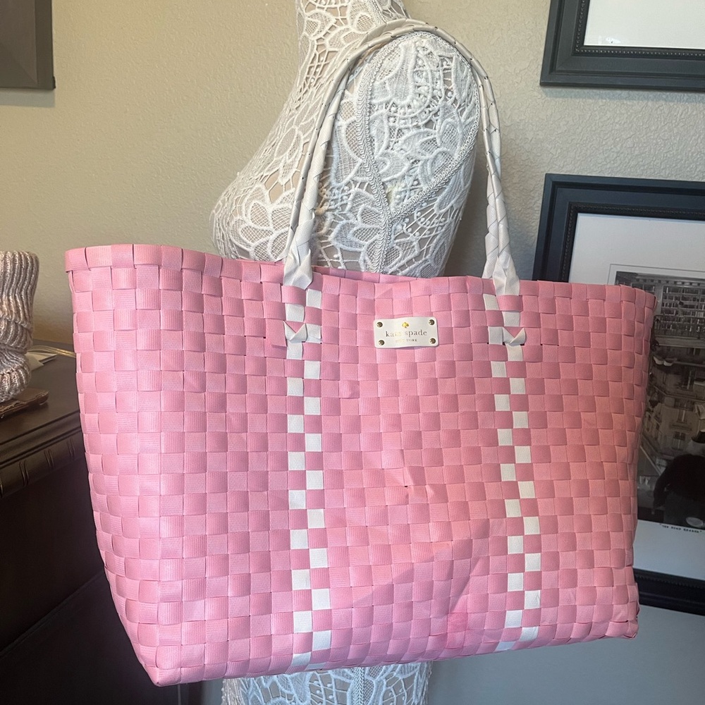 Kate Spade Woven Tote Bag
